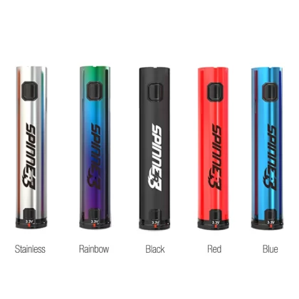 Vision Vapros Spinner 3 eGo VV Battery Mod - Black/1600mAh