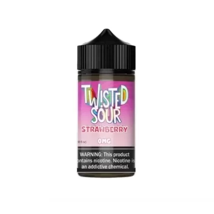 Strawberry E-Liquid by Twisted Sour - Size#100ml~Nicotine#0MG>3MG>6MG