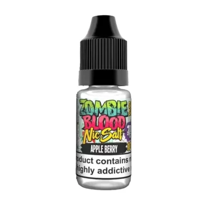 Zombie Blood Apple berry Nic Salt Vape Juice - 10 Pack - Strength 20mg