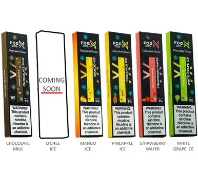 Fog X Disposable E-Cigs | 300 Puffs