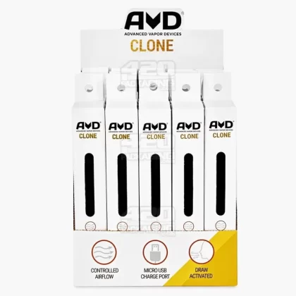 AVD | ‘Retail Display’ Clone Vape Batteries | 350mAh – Black – 25 Count