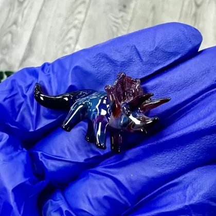 Heady Dino #1 (David White Glass)