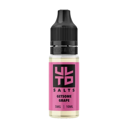 ULTD Getsome Grape Nic Salt - 10ml - 5MG - Vape Product (37DD72)