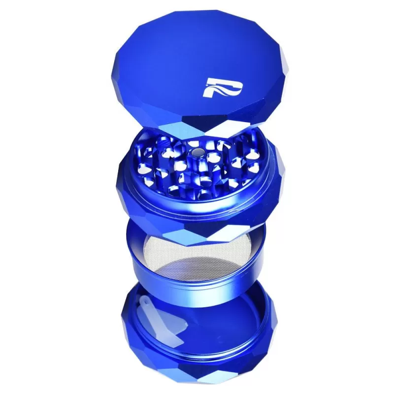 Pulsar Diamond Faceted Aluminum Herb Grinder - Diamond Facet - Image 2