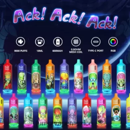 Fumot Tornado Bolígrafo vapeador desechable 9000 de 18 ml (1 pieza) baya de durazno H0XPTX24 Fumot Vape Sale