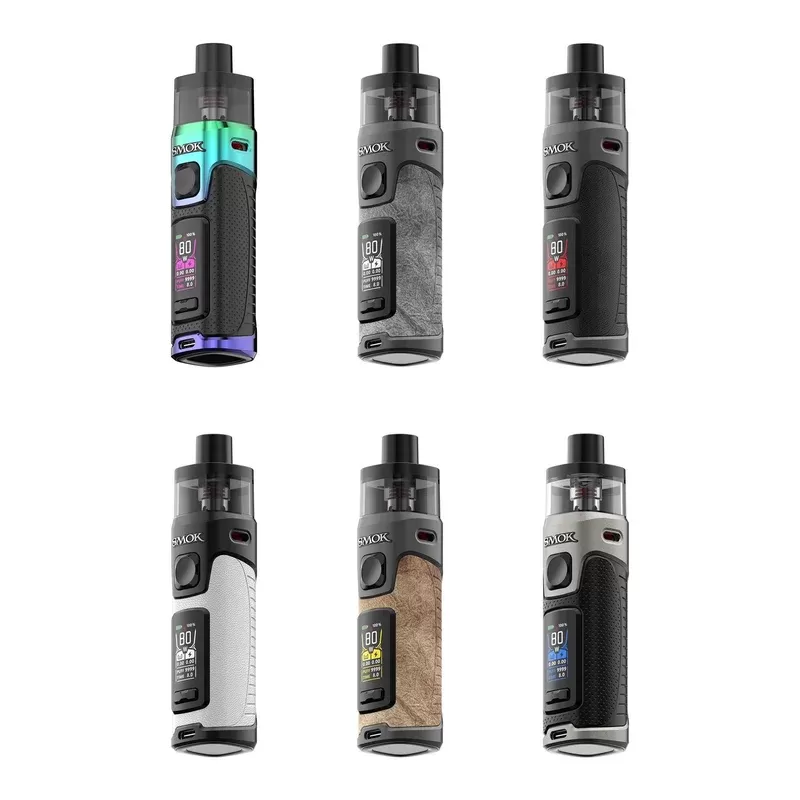 SMOK RPM 5 Pod Mod Kit - Colour#Prism Rainbow>Grey Leather>Black Leather>Beige White Leather>Brown Leather>Black>White