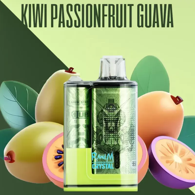 FUMOT Vape randm tornado Crystal 12000 Kiwi Passion Fruit Guava