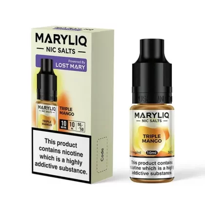 Maryliq Triple Mango Nic Salts by Lost Mary