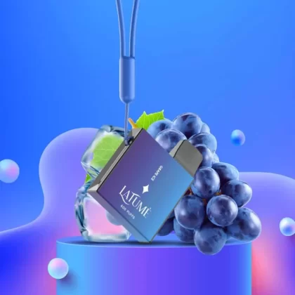 LA FUME Cuatro – Grape Ice - Ice / La Fume / 20mg/ml / 550 mAh / Propylenglykol / pflanzliches Glycerin / Aromastoffe / Nikotin / ca. 600