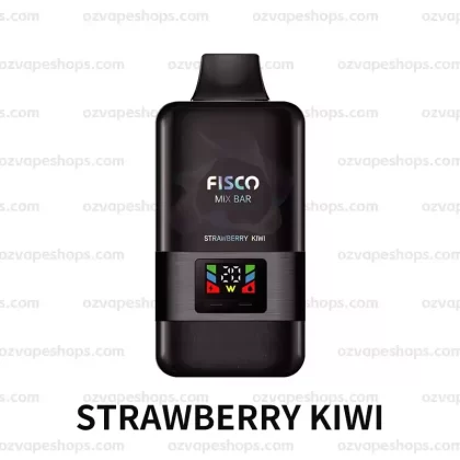 Fisco Max Bar 12000 Puffs – Strawberry Kiwi - Ozvapeone (096FB5)