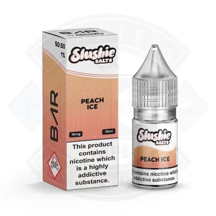 Bar By Slushie Peach Ice 10ml - Strength#10mg>20mg