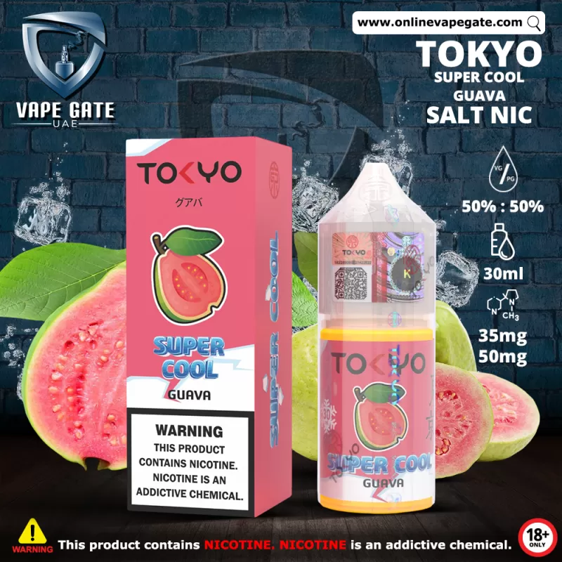 Tokyo Super Cool Guava Saltnic 30ml