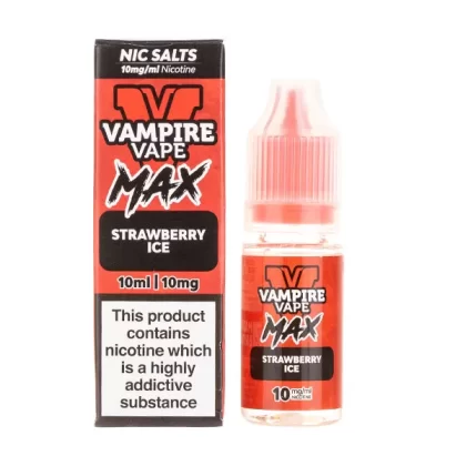 Strawberry Ice Nic Salt E-Liquid by Vampire Vape Max - 20mg