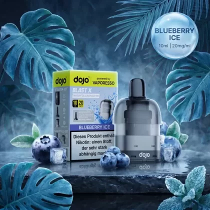 Vaporesso Dojo Blast X Pod Nachfüllbehälter 10ml – Blueberry Ice – 20mg