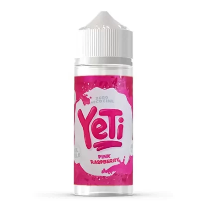 PINK RASPBERRY E LIQUID BY YETI E LIQUIDS 100ML 70VG