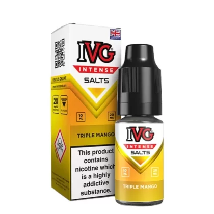 Triple Mango Nic Salts E-Liquid Intense Salts Series by IVG (10ml)