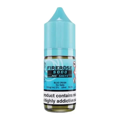 Blue Crush By Elux Firerose 5000 10ml Salts - Nicotine Strength#20mg (Salt)>10mg (Salt) (FBBA0D)
