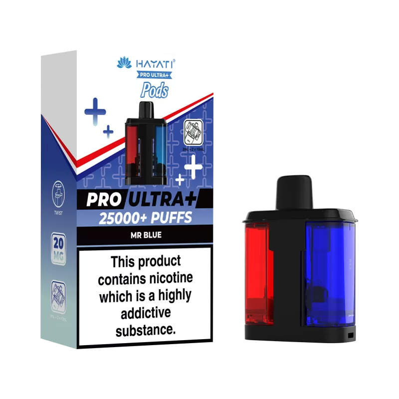 Mr Blue Hayati Pro Ultra Plus Refill Pack - 20mg - Vape Product