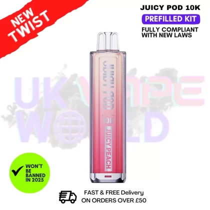 Juicy Peach Juicy Pod 10K NovaMax Pod Kit – £8.99