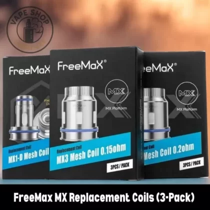 FreeMax MX Replacement Coils (3-Pack) in Dubai, UAE - 0.12Ω MX1, 0.15Ω MX1 (5B2DCD)