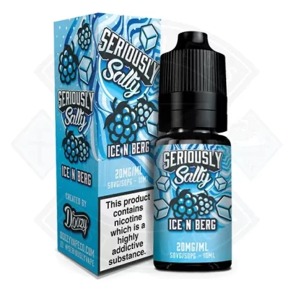 Doozy Vape Seriously Salty Ice N Berg 10ml - Size#10mg>20mg