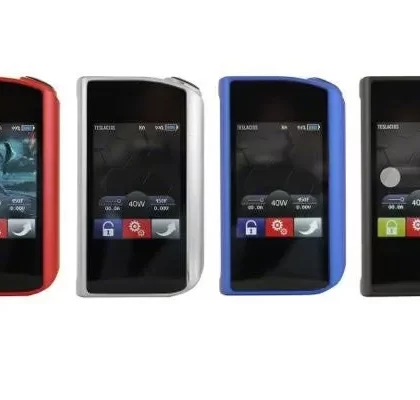 Teslacigs Touch 150W TC Mod by dual 18650 batteries - Red