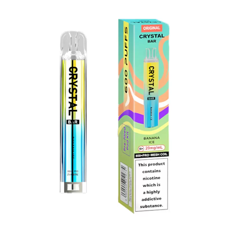 Crystal Bar Original 600 Pod Kit - VMT Ice - Image 2