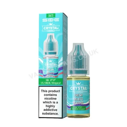 Fresh Menthol Mojito SKE Crystal Nic Salt E Liquid 10ml – 10mg/20mg