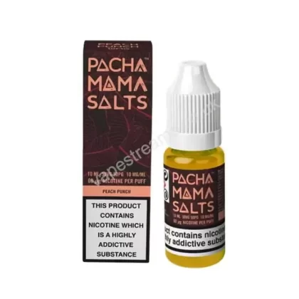 Pacha Mama Peach Punch Nic Salt E-Liquid - Vapestreams Co