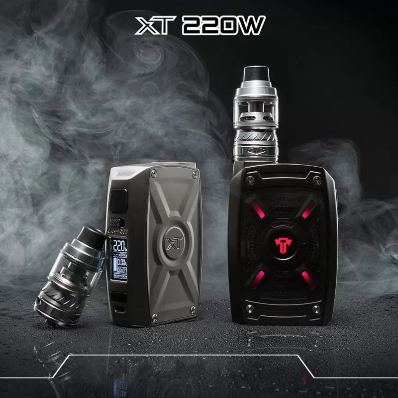 Teslacigs XT 220W TC Kit With Tallica Mini Tank (4ML) - Green - Image 3