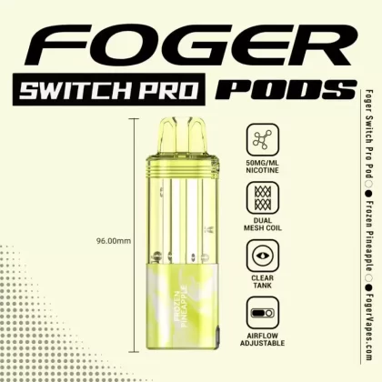 Foger Switch Pro Disposable POD ONLY Frozen Pineapple