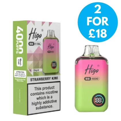 20mg (2%) Higo BB 4k Prefilled Vape Kit - Vape Co