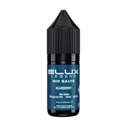 Blueberry Nic Salt by Elux 10ml - Vapeshop Co