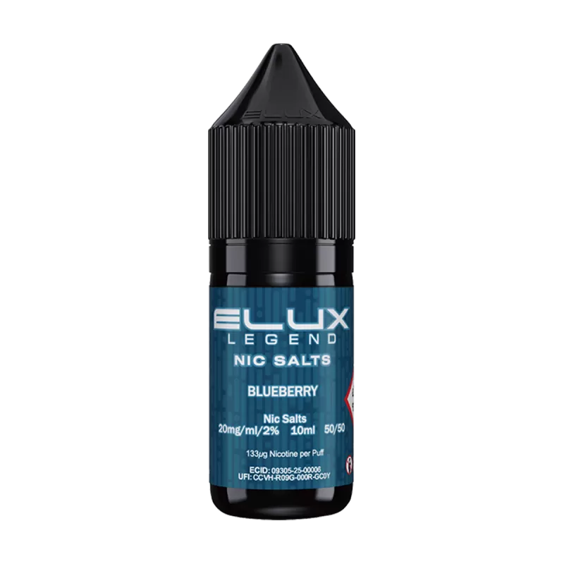 Blueberry Nic Salt by Elux 10ml - Vapeshop Co