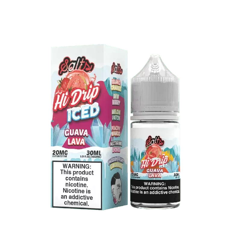 Guava Lava ICED SALT – Hi Drip – 30mL