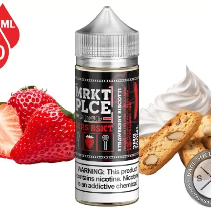 Strawberry Biscotti BKRS BSKT by MRKT PLCE 100ml