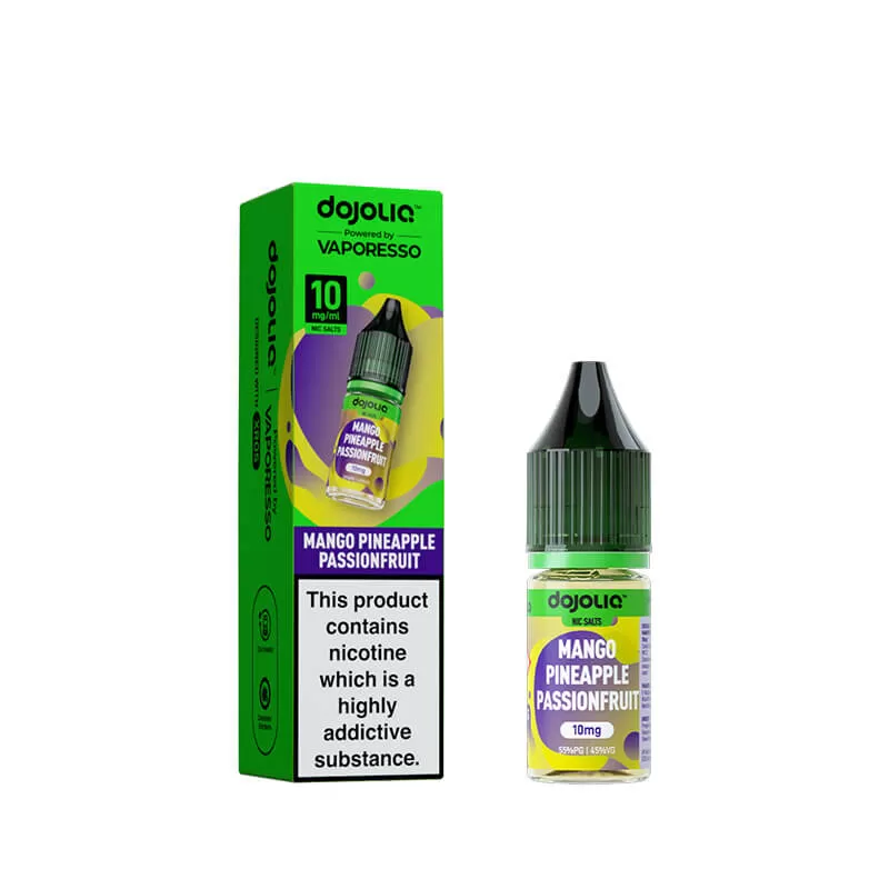 DojoLiq Mango Pineapple Passionfruit 10ml Nic Salt E-Liquid by Vaporesso - 20mg