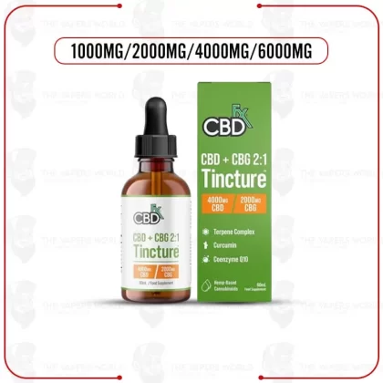 CBDFx CBD + CBG Oil Wellness Tincture – 1000MG - Thevapersworld