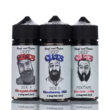Vinyl and Vapor Deep Cuts - No Nicotine Vape Juice - 100ml (DISCONTINUED) - Remix: Apple Psycho Cruller