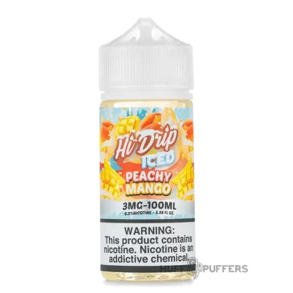 Hi-Drip – Iced Peachy Mango 100mL - Nicotine Strength#0mg>3mg>6mg