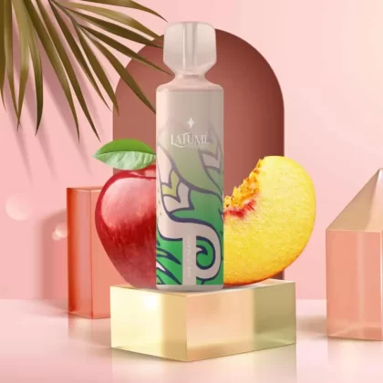 La Fume Aurora – Apple Peach - La Fume / Glycerin / Nikotinsalz / 2-isopropyl-N,2,3 -trimethylbutyramide / Aromastoffe / Nikotin / ca. 600 / 380 mAh / 20mg/ml