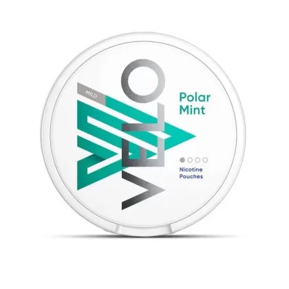 VELO Nicotine Pouches – Polar Mint - Strength#Mini 4mg>Mini 6mg>Slim 10mg (3A555E)
