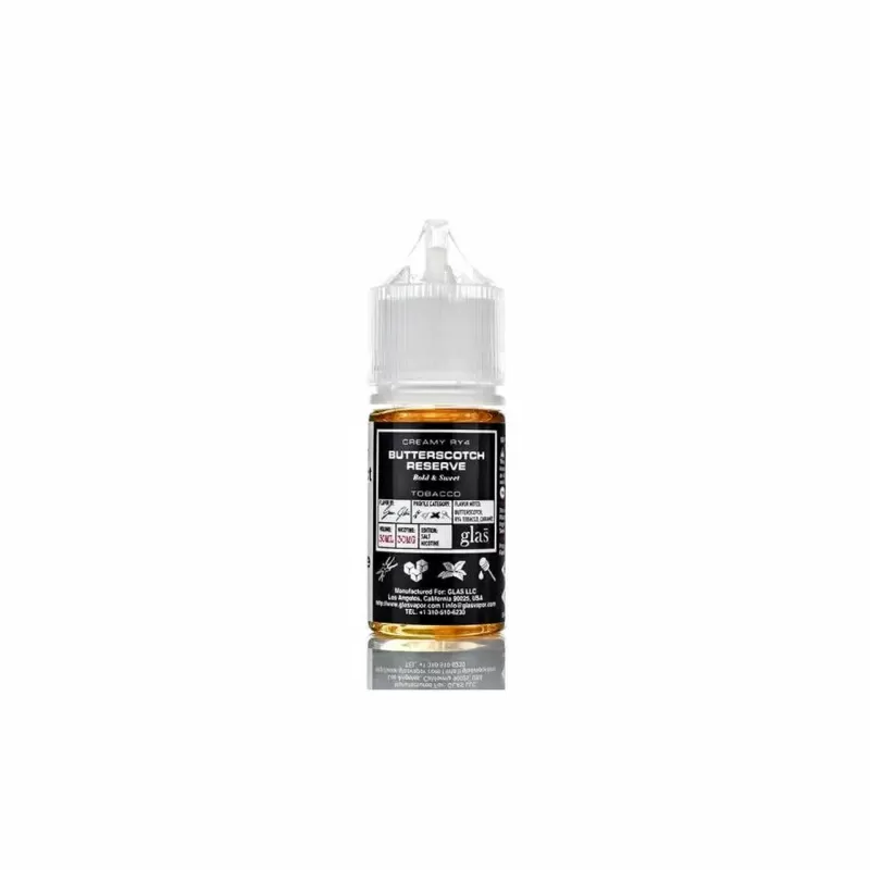 Glas Basix Butterscotch Reserve RY4 Salt E-Liquid 30ml