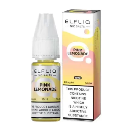 ELFBAR ELFLIQ Pink Lemonade Nic Salt E-Liquid - Vapestreams Co