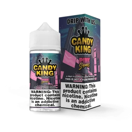 Candy King Pink Squares 100ml - Vape Product, Vape Product