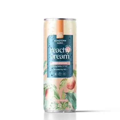 Hometown Hero Delta-9 Lemonade Drinks - Flavor#Peachy Dream>Ruby Oasis