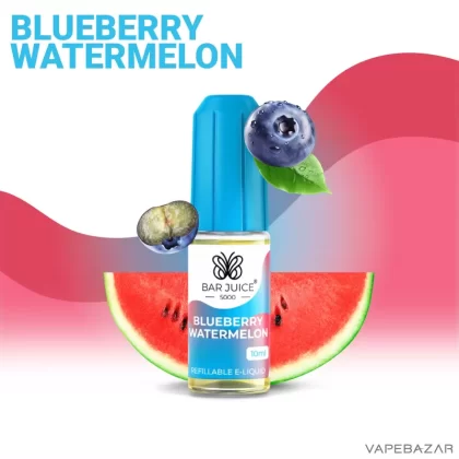 Bar Juice 5000 Nic Salt – Blueberry Watermelon - 10mg/ml, 5mg/ml; Glycerin, Nikotin-Benzoat