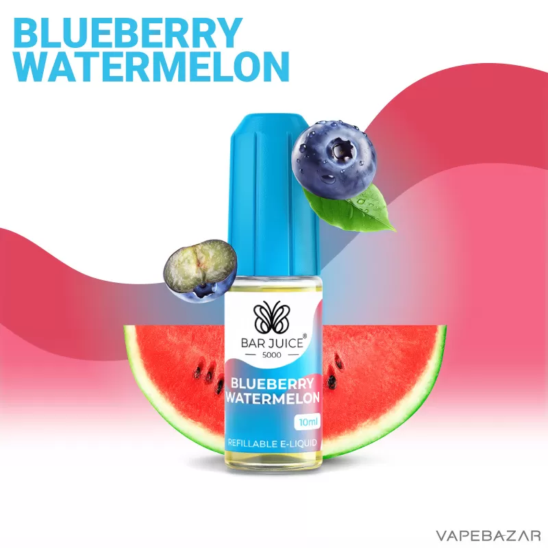 Bar Juice 5000 Nic Salt – Blueberry Watermelon - 10mg/ml, 5mg/ml; Glycerin, Nikotin-Benzoat