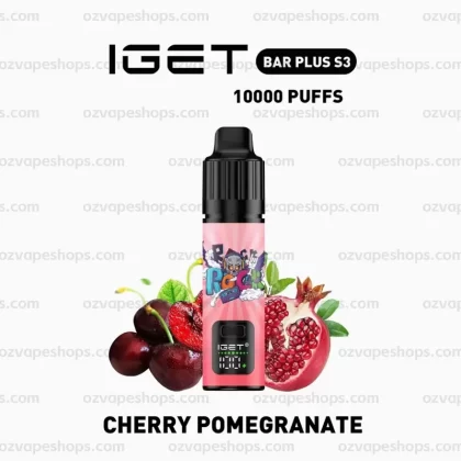 IGET Bar Plus S3 Kit – Cherry Pomegranate - Vape Store
