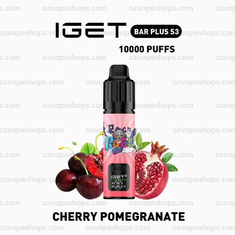 IGET Bar Plus S3 Kit – Cherry Pomegranate - Vape Store